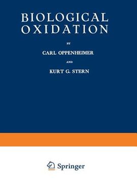 portada Biological Oxidation (in English)