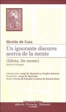 portada Un Ignorante Discurre Acerca de la Mente (in Spanish)