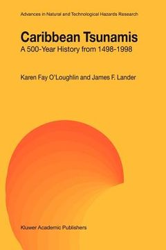 portada caribbean tsunamis: a 500-year history from 1498-1998 (en Inglés)