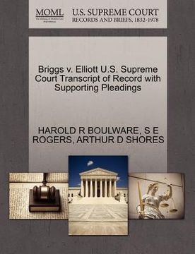 portada briggs v. elliott u.s. supreme court transcript of record with supporting pleadings