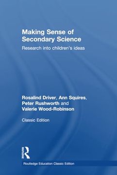 portada Making Sense of Secondary Science (en Inglés)