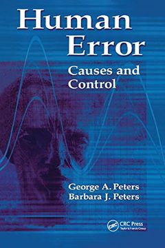 portada Human Error: Causes and Control (en Inglés)