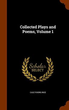 portada Collected Plays and Poems, Volume 1