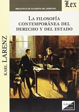 portada Filosofia Contemporanea del Derecho y del Estado, la (in Spanish)