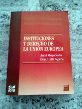 portada Instituciones y Derecho de la Union Europea