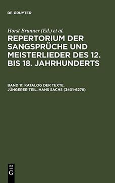 portada Katalog der Texte. Jungerer Teil. Hans Sachs (3401-6278) (en Alemán)