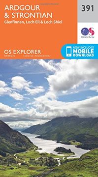 portada Ardgour and Strontian 1 : 25 000 (OS Explorer Active Map)