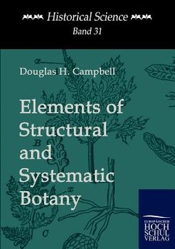 portada elements of structural and systematic botany