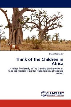portada think of the children in africa (en Inglés)
