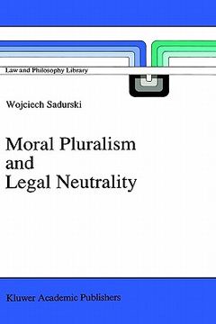 portada moral pluralism and legal neutrality (en Inglés)
