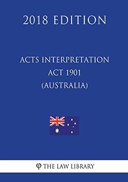 portada Acts Interpretation act 1901 (en Inglés)