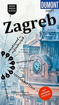 portada Dumont Direkt Reiseführer Zagreb: Mit Großem Cityplan (en Alemán)