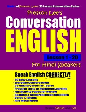 portada Preston Lee's Conversation English For Hindi Speakers Lesson 1 - 20 (en Inglés)