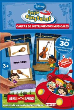portada Little Einsteins. Cartas de Instrumentos Musicales: Incluye: 30 Paneles Interactivos Desplegables (Little Einsteins