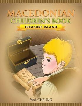 portada Macedonian Children's Book: Treasure Island (en Inglés)