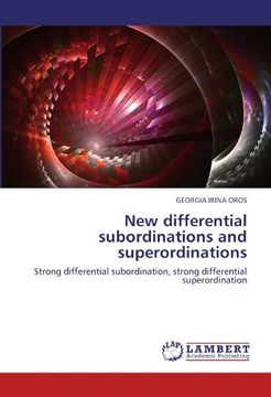 portada new differential subordinations and superordinations (en Inglés)
