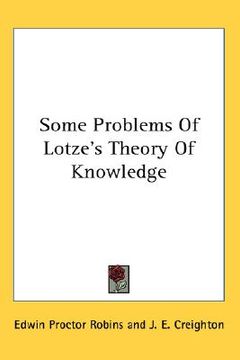 portada some problems of lotze's theory of knowledge