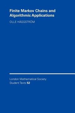 portada Finite Markov Chains and Algorithmic Applications Paperback (London Mathematical Society Student Texts) (en Inglés)