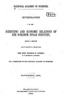portada Investigation of the Scientific and Economic Relations of the Sorghum Sugar (en Inglés)