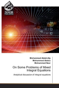 portada On Some Problems of Mixed Integral Equations