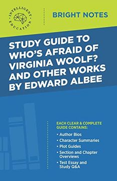 portada Study Guide to Who'S Afraid of Virginia Woolf? And Other Works by Edward Albee (Bright Notes) (in English)