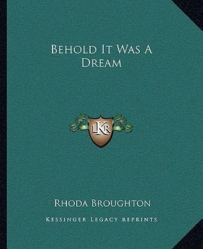 portada behold it was a dream (in English)