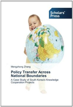 portada Policy Transfer Across National Boundaries: A Case Study of South Korea's Knowledge Cooperation Projects