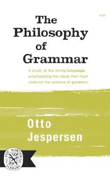 portada the philosophy of grammar (in English)