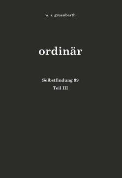 portada Ordinär (en Alemán)