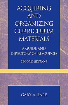 portada acquiring and organizing curriculum materials: a guide and directory of resources (in English)