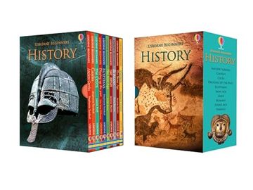 portada Usborne Beginners History 10 Books Collection box set (Stone Age, Iron Age, Egyptians, Ancient Greeks, Romans, Vikings, Castles & More! )