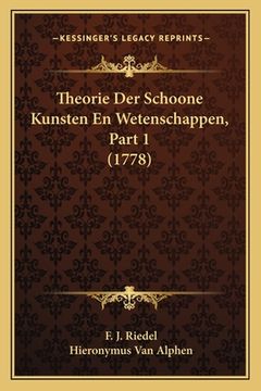 portada Theorie Der Schoone Kunsten En Wetenschappen, Part 1 (1778)