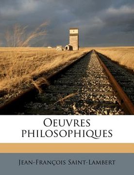 portada Oeuvres Philosophiques (in French)