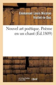 portada Nouvel Art Poétique. Poëme En Un Chant (in French)