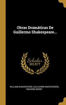portada Obras Dramáticas de Guillermo Shakespeare.