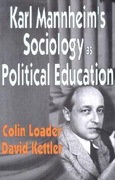 portada karl mannheim's sociology as political education (en Inglés)