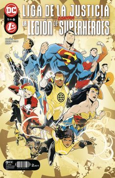 portada Liga de la Justicia Contra la Legion de Superheroes nº 1 de 6