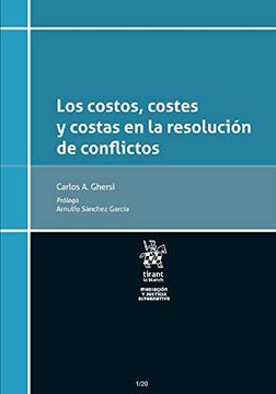 portada Costos Costes y Costas en la Resolucion de Conflictos, los