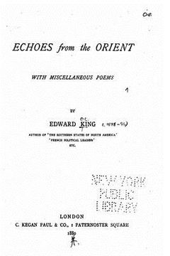 portada Echoes From the Orient (en Inglés)