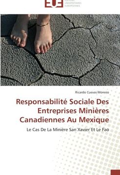portada Responsabilité Sociale Des Entreprises Minières Canadiennes Au Mexique: Le Cas De La Minière San Xavier Et Le Fao