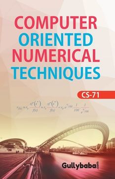 portada CS-71 Computer-Oriented Numerical Techniques (en Inglés)
