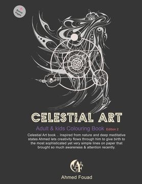 portada Celestial Art: Adult & kids colouring book (en Inglés)