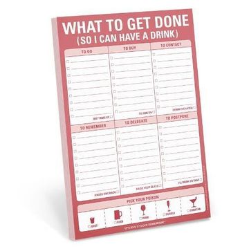 portada Knock Knock What To Get Done (So I Can Have a Drink) Pad