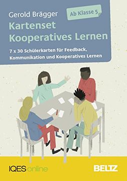 portada Kartenset Kooperatives Lernen: 7 x 30 Schülerkarten für Feedback, Kommunikation und Kooperatives Lernen. Mit Booklet. Ab Klasse 5 (en Alemán)