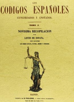 portada Los códigos españoles concordados y anotados (12 Tomos): Los códigos españoles concordados y anotados. Tomo 9