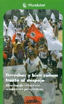 portada Derechos Y Bien Comun Frente Al Despojo (in Spanish)