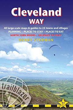 portada Cleveland Way: British Walking Guide: Planning, Places to Stay, Places to Eat; Includes 48 Large-Scale Walking Maps (British Walking Guides) (en Inglés)
