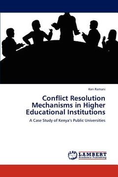 portada conflict resolution mechanisms in higher educational institutions