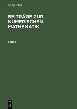 portada Beiträge zur Numerischen Mathematik. Band 9 (en Alemán)