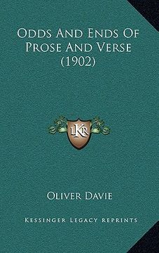 portada odds and ends of prose and verse (1902) (en Inglés)